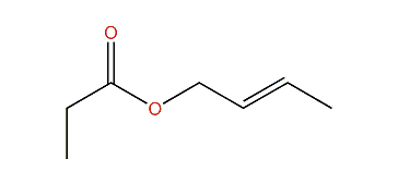 (E)-2-Methyl-2-butenyl acetate
