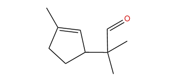 2-Methyl-2-(3-methylcyclopent-2-enyl)-propanal
