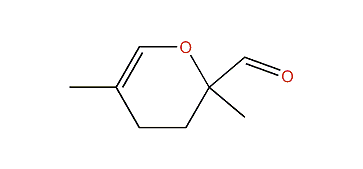2,5-Dimethyl-3,4-dihydro-2H-pyran-2-carbaldehyde