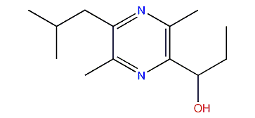2,5-Dimethyl-3-isobutyl-6-(1-hydroxypropyl)-pyrazine