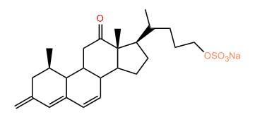 3,12-Diketo-4,6-petromyzonene-24-sulfate