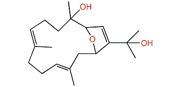 (1E,7E,11E)-3,14-Epoxy-1,7,11-cembratriene-4,15-diol