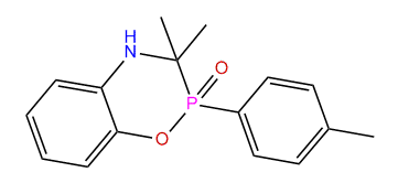 3,4-Dihydro-3,3-dimethyl-2-p-tolyl-2H-1,4,2-benzoxazaphosphorine-2-oxide