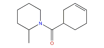 1-(3-Cyclohexen-1-ylcarbonyl)-2-methylpiperidine