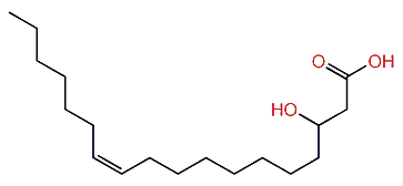 (Z)-3-Hydroxy-11-octadecenoic acid