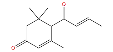 (E)-4-But-2-enoyl-3,5,5-trimethyl-2-cyclohexenone