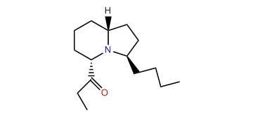 (3R,5S,9R)-3-Butyl-5-(1-oxopropyl)-indolizidine