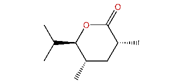 (3R,5S,6R)-Tetrahydro-6-isopropyl-3,5-dimethylpyran-2-one