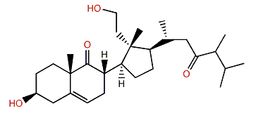3b,11-Dihydroxy-24-methyl-9,11-secocholest-5-en-9,23-dione