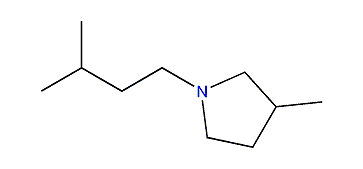 3-Methyl-1-(3-methylbutyl)-pyrrolidine