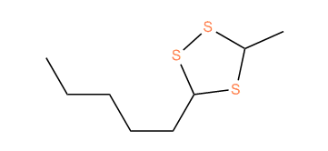 3-Methyl-5-pentyl-1,2,4-trithiolane