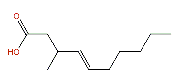(E)-3-Methyl-4-decenoic acid