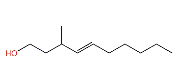(E)-3-Methyl-4-decen-1-ol