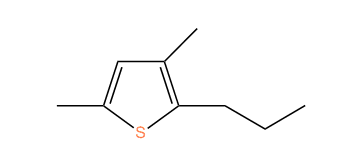 3,5-Dimethyl-2-propylthiophene