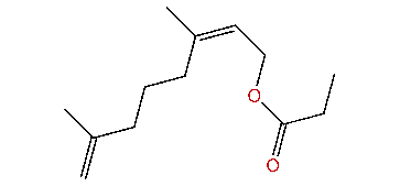 (Z)-3,7-Dimethyl-2,7-octadienyl propionate