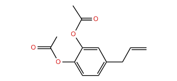 2-(Acetyloxy)-4-allylphenyl acetate