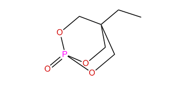 4-Ethyl-1-phospha-2,6,7-trioxabicyclo(2.2.2)octane-1-oxide