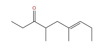 (E)-4,6-Dimethyl-6-nonen-3-one