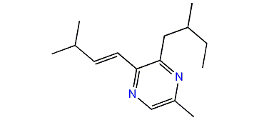 (E)-5-Methyl-3-(2-methylbutyl)-2-(3-methylbut-1-enyl)-pyrazine
