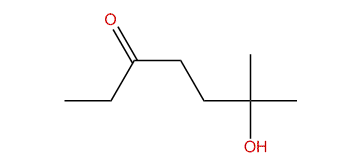 6-Hydroxy-6-methylheptan-3-one