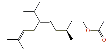 (3S)-(E)-6-Isopropyl-3,9-dimethyl-5,8-decadienyl acetate