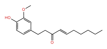 1-(4-Hydroxy-3-methoxyphenyl)-4-decen-3-one