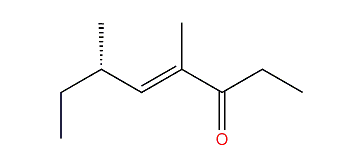 (E,6S)-4,6-Dimethyl-4-octen-3-one