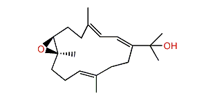 7,8-Epoxy-1,3,11-cembratrien-15-ol