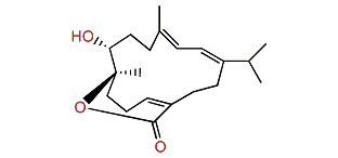 7-Hydroxy-1,3,11-cembratrien-20,8-olide