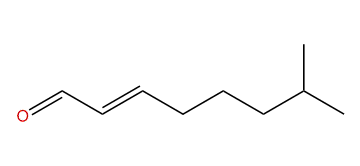 (E)-7-Methyl-2-octenal
