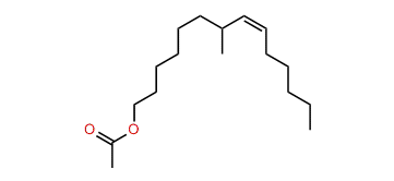 (Z)-7-Methyltetradec-8-enyl acetate