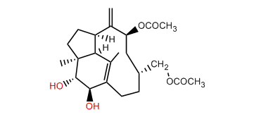 9beta,20-Diacetoxy-2beta,3alpha-dihydroxy-1(15),8(19)-trinervitadiene
