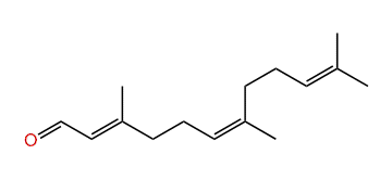 (E,Z)-3,7,11-Trimethyl-2,6,10-dodecatrienal