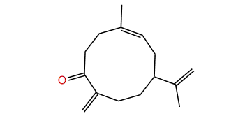(E)-7-Isopropenyl-4-methyl-10-methylene-4-cyclodecene-1-one