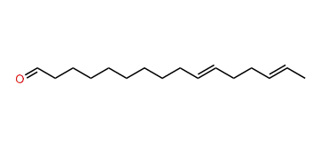 (E,E)-10,14-Hexadecadienal
