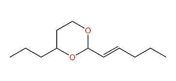 2-((E)-1-Pentenyl)-4-propyl-1,3-dioxane