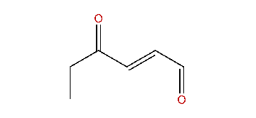 (E)-4-oxo-2-Hexenal