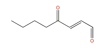 (E)-4-oxo-2-Octenal