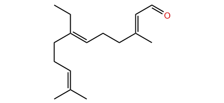 (E,E)-7-Ethyl-3,11-dimethyl-2,6,10-dodecatrienal
