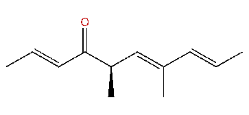 (E,E,E)-2,6,8-(5R)-5,7-Dimethyldecatrien-4-one