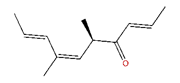 (E,Z,E)-2,6,8-(5R)-5,7-Dimethyldecatrien-4-one