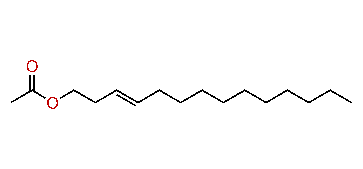 (E)-3-Tetradecenyl acetate