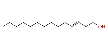 (E)-3-Tetradecen-1-ol