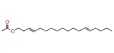 (E,E)-3,13-Octadecadienyl acetate