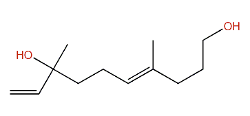 (E)-4,8-Dimethyl-4,9-decadien-1,8-diol