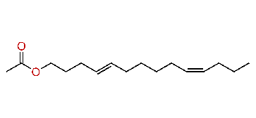 (E,Z)-4,10-Tetradecadienyl acetate