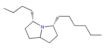 (E,E)-5,8-3-Butyl-5-hexylpyrrolizidine