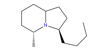 (3R,5R,8aR)-3-Butyl-5-methyloctahydroindolizine