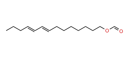 (E,E)-8,10-Tetradecadienyl formate