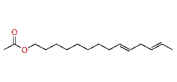 (E,E)-9,12-Tetradecadienyl acetate